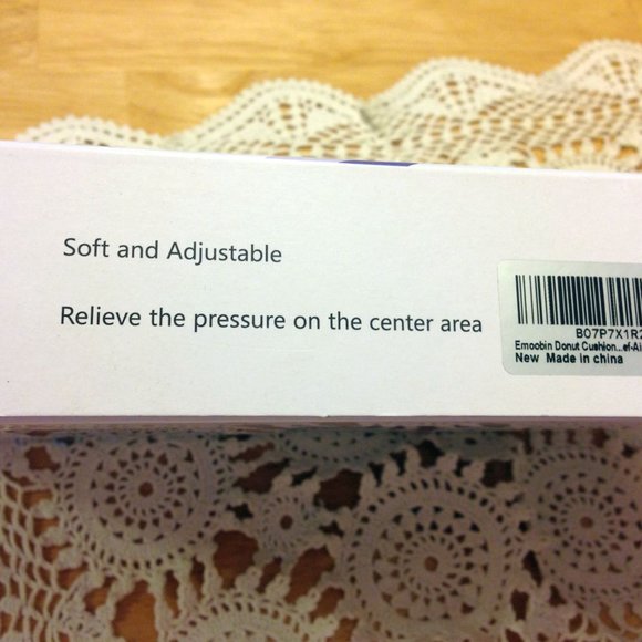 Inflatable, adjustable donut cushion, new item - Picture 2 of 6